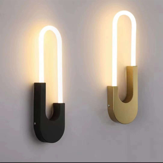 YHWB4- Iron Acrylic Led Wall Lamp Gold Black Home Decor Corridor Stairs Sofa Sconces Indoor Atmosphere Night Light