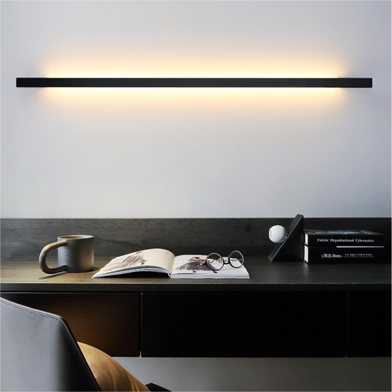 YHWB8- Dimmable Wall Light with Remote Control Long Aluminum LED Sconce - Image 2