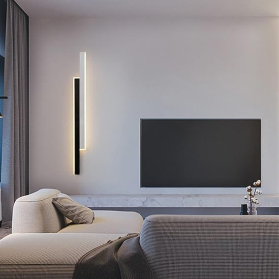 YHWB8- Modern Minimalist Wall LED Wall Lights Up Down Dimmable Indoor Modern Wall Lamps Metal Double Strip Design Minimalist Style Wall Sconces - Image 2