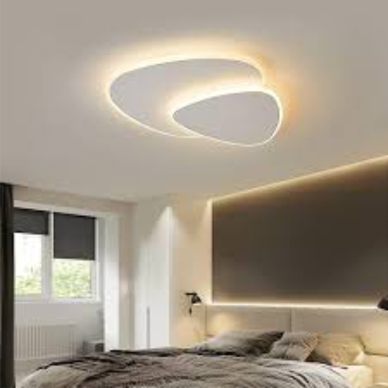 YHCEL2-Creative White Minimalist Ceiling Light, Recessed Ceiling Light, Cool Light, Warm Light, Neutral Light, - Image 3