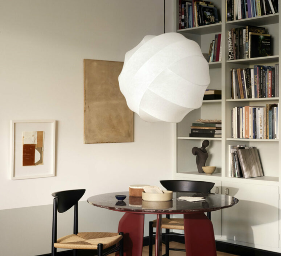 YHPL2 (Nordic Creative Modern Minimalist Living Room Kitchen Internet Celebrity Lamp Japanese Wabi-sabi Style High-end Silk Chandelier) - Image 3