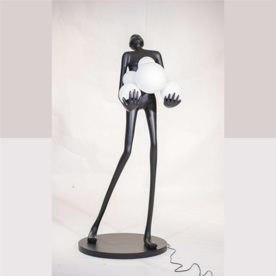 YHTL7-Nordic Art Sculpture Humanoid Abstract Designer Led Lamp - Image 4