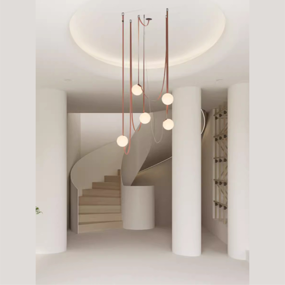 YHPL9-Multiple Belt Art Pendant Light - Image 2