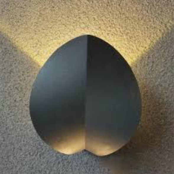 YHWB5-Contemporary Scandinavian Leaf Aluminum LED Wall Sconce Lamp For Bedroom - Image 2