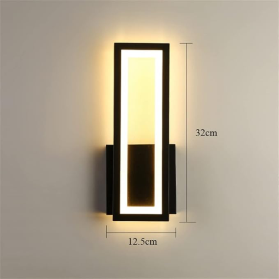 YHWB1-ZCMEB 17W LED Wall Lamp Aluminum And Acrylic Rectangle Light - Image 3