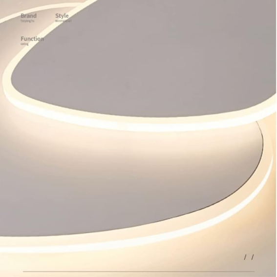YHCEL2-Creative White Minimalist Ceiling Light, Recessed Ceiling Light, Cool Light, Warm Light, Neutral Light, - Image 4