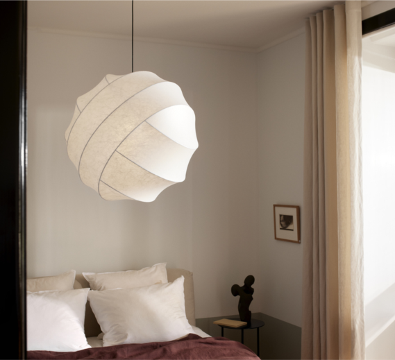 YHPL2 (Nordic Creative Modern Minimalist Living Room Kitchen Internet Celebrity Lamp Japanese Wabi-sabi Style High-end Silk Chandelier) - Image 4