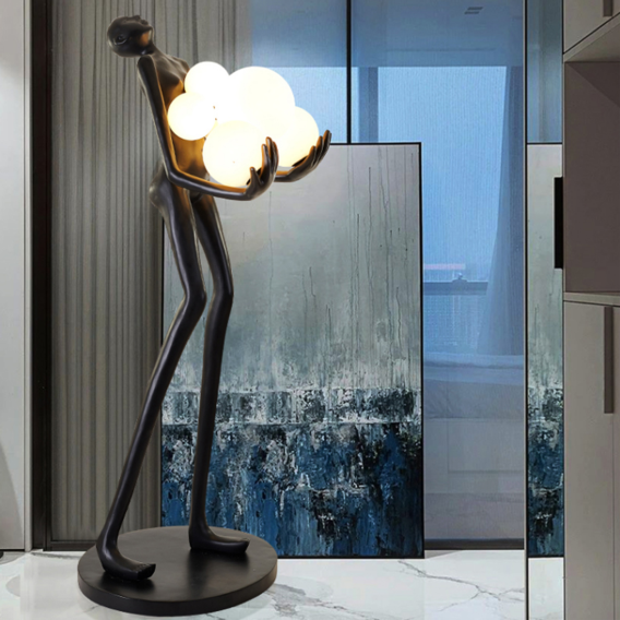 YHTL7-Nordic Art Sculpture Humanoid Abstract Designer Led Lamp - Image 2
