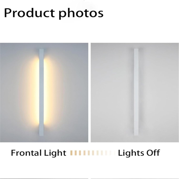 YHWB8- Dimmable Wall Light with Remote Control Long Aluminum LED Sconce - Image 4