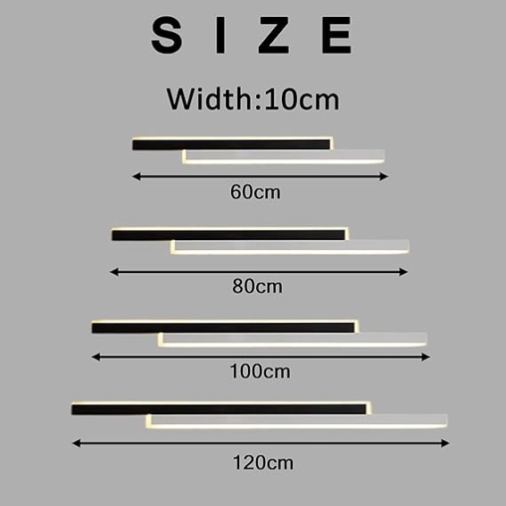 YHWB8- Modern Minimalist Wall LED Wall Lights Up Down Dimmable Indoor Modern Wall Lamps Metal Double Strip Design Minimalist Style Wall Sconces - Image 5