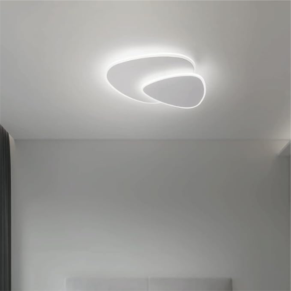 YHCEL2-Creative White Minimalist Ceiling Light, Recessed Ceiling Light, Cool Light, Warm Light, Neutral Light, - Image 2