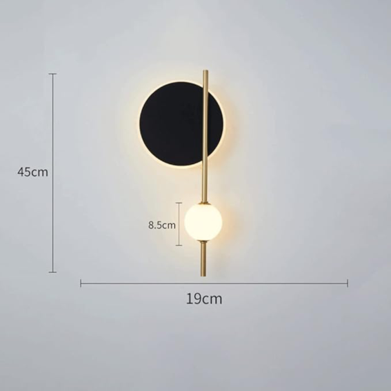 YHWB9- Geometry Wall Spotlight LED Sconce Lighting Fixture Indoor, Metal Lamp, - Image 6