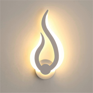 YHWB11-Aiskdan Interior Wall Light, 18W Modern LED Wall Lamp, Acrylic Interior Wall Light 3500K Warm White Light for Bedroom Living Room Stairs Hallway