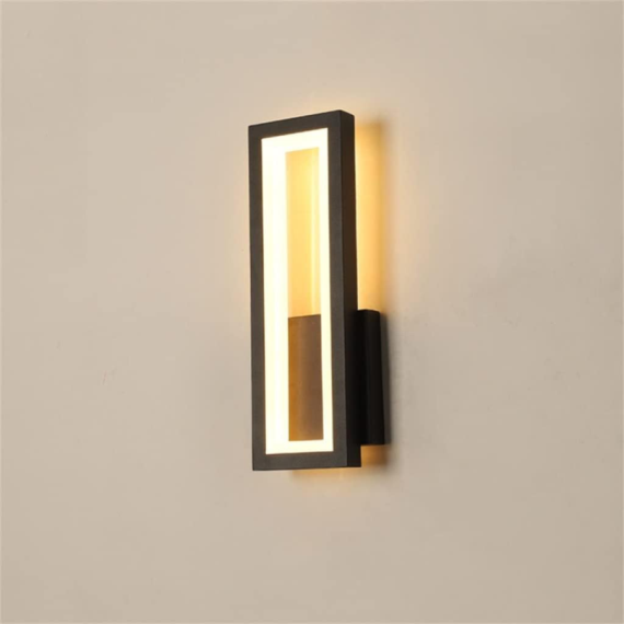 YHWB1-ZCMEB 17W LED Wall Lamp Aluminum And Acrylic Rectangle Light