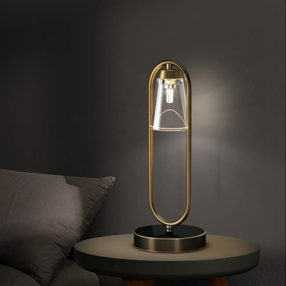 YHTL6-Copper Table Lamp Bedroom Bedside Lamp