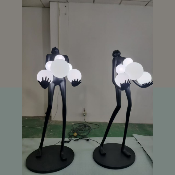 YHTL7-Nordic Art Sculpture Humanoid Abstract Designer Led Lamp