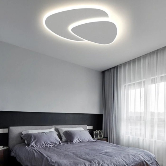 YHCEL2-Creative White Minimalist Ceiling Light, Recessed Ceiling Light, Cool Light, Warm Light, Neutral Light,