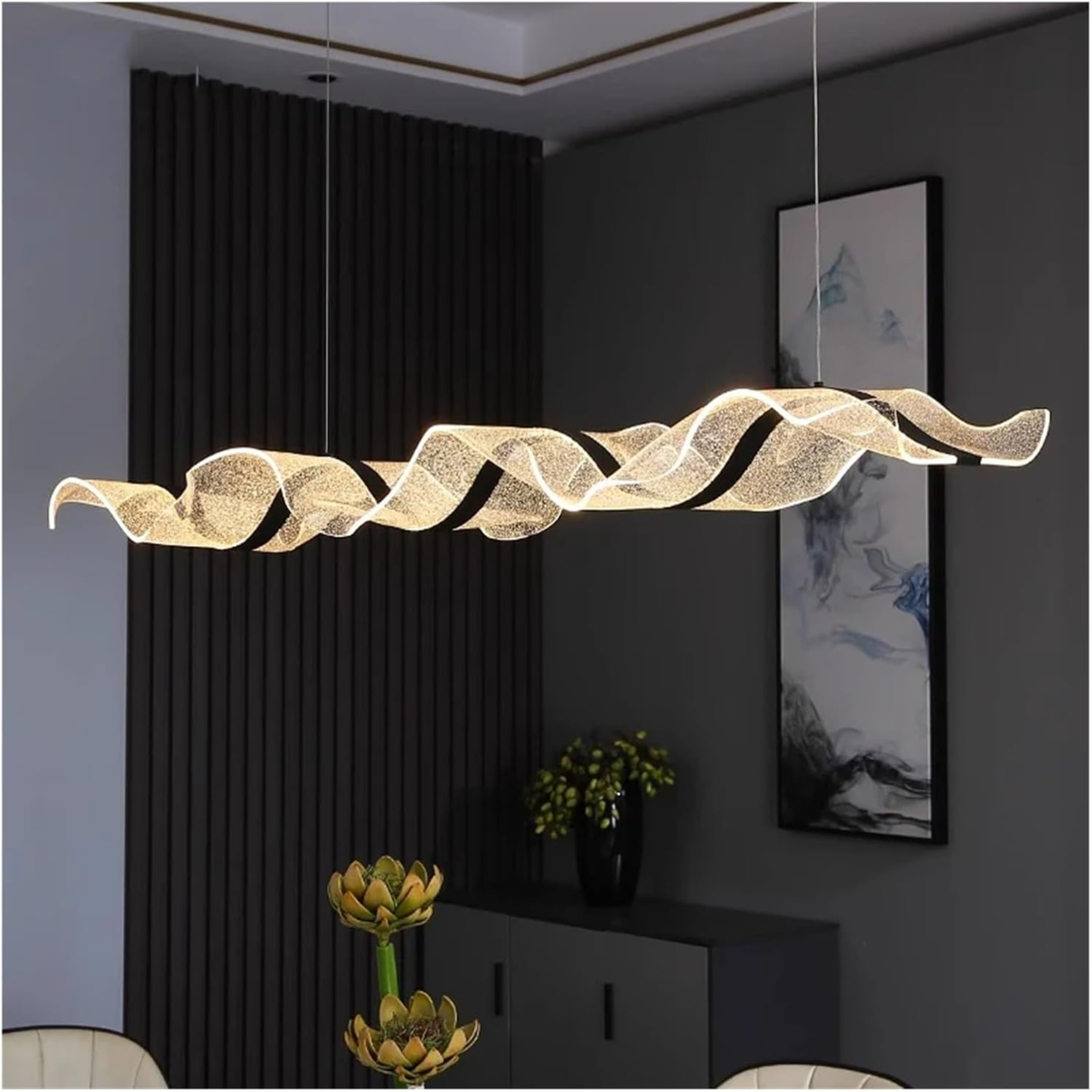 YHPL19 Modern LED Pendant Light compatible with Living Room - Image 2
