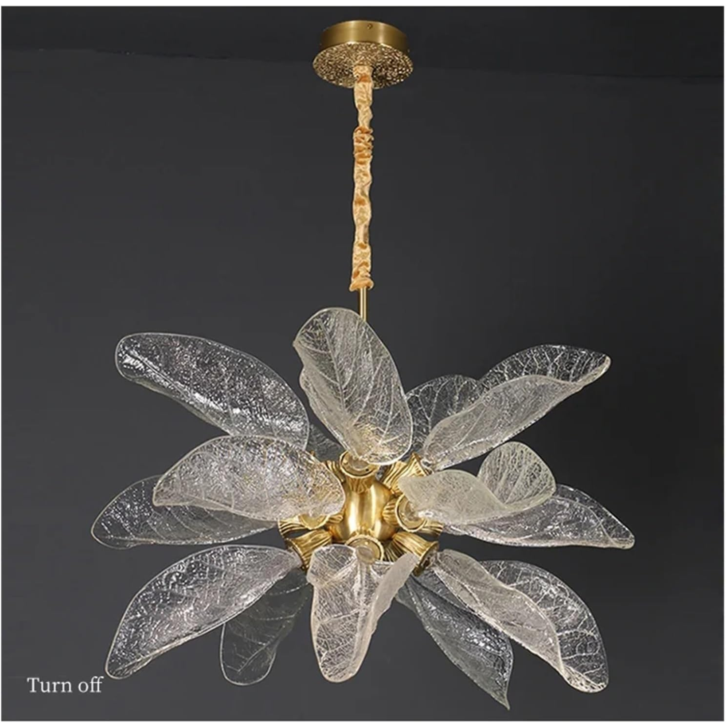 YHCL11 Modern Creative Leaf Petal Chandelier - Image 2
