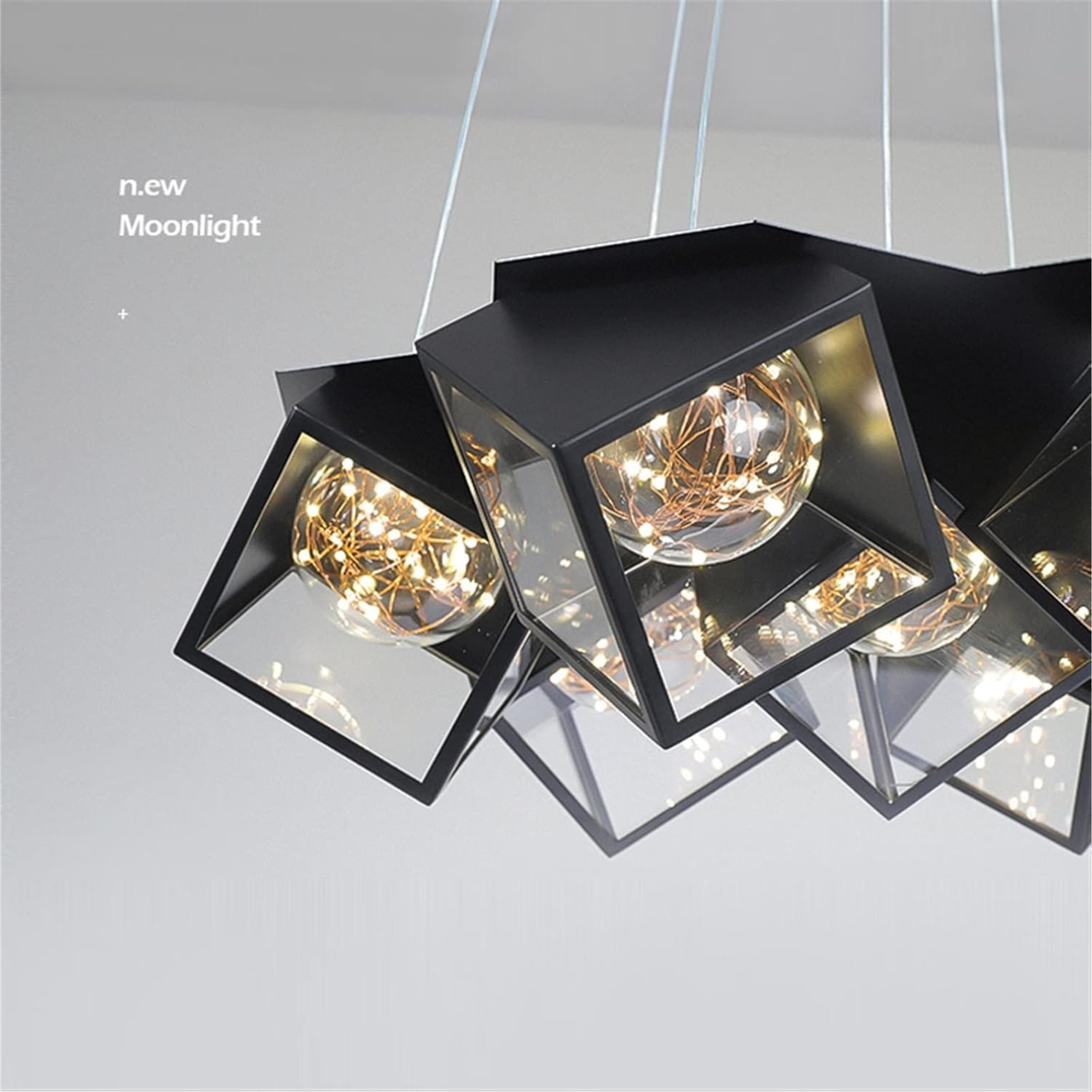 YHCL14 Nordic Black Ceiling Chandelier Light - Image 3