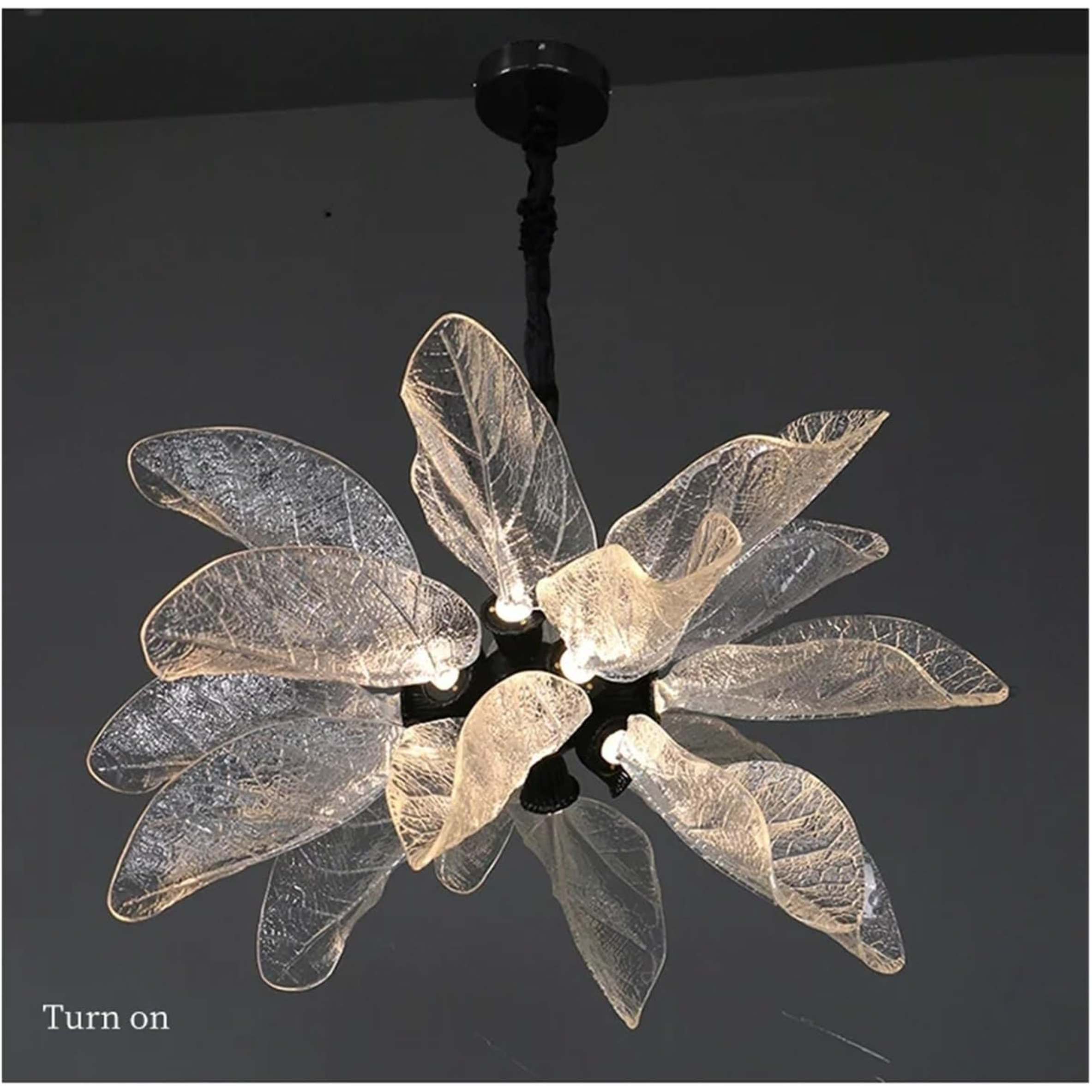 YHCL11 Modern Creative Leaf Petal Chandelier - Image 3