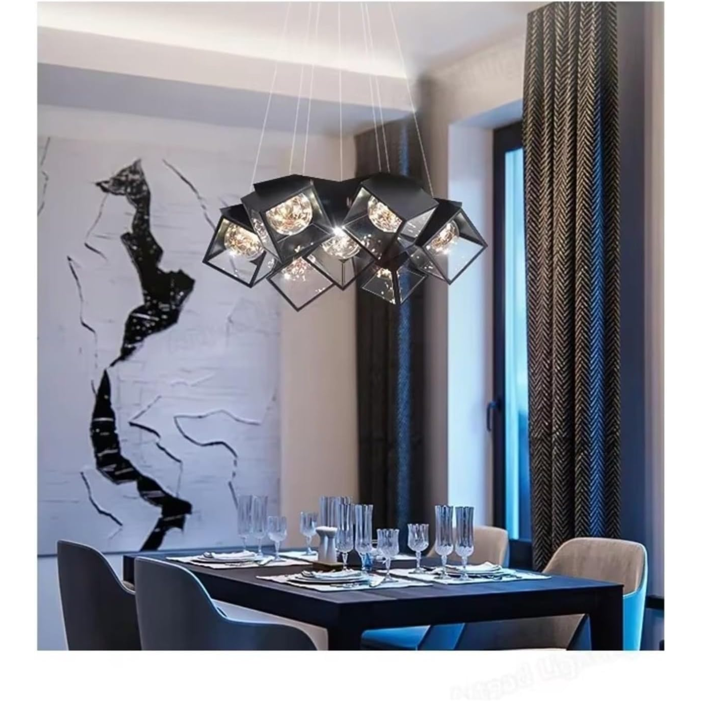 YHCL14 Nordic Black Ceiling Chandelier Light - Image 5