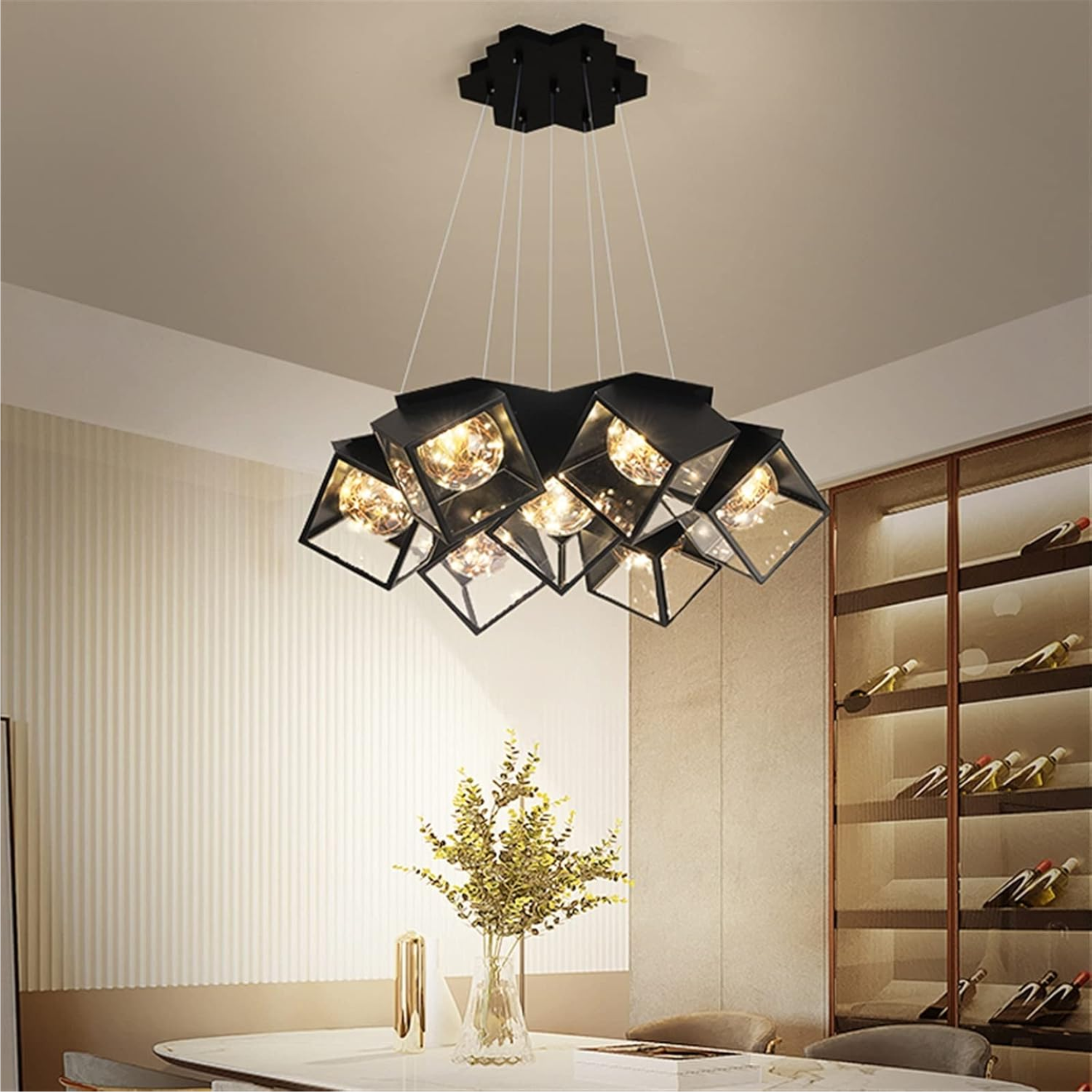 YHCL14 Nordic Black Ceiling Chandelier Light - Image 6