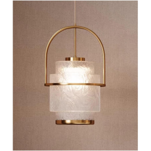 YHCL4-Unique and Transparent Glass Chandelier