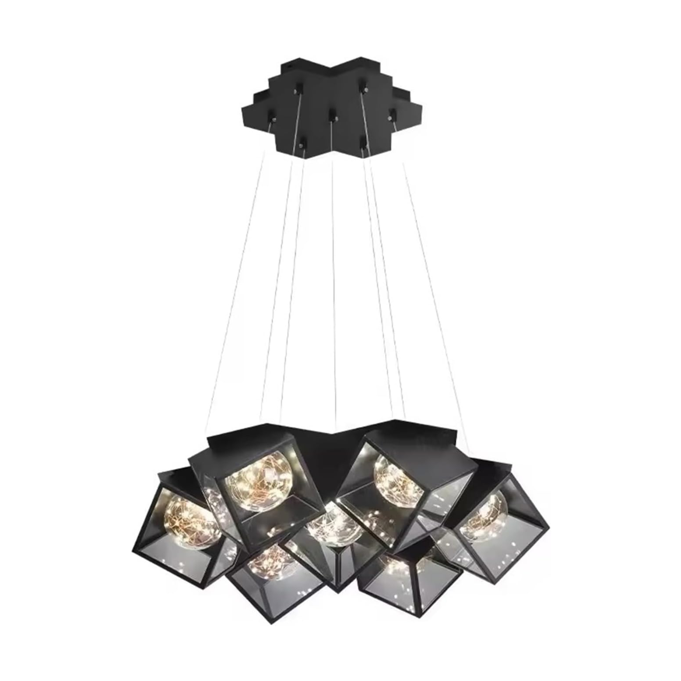 YHCL14 Nordic Black Ceiling Chandelier Light
