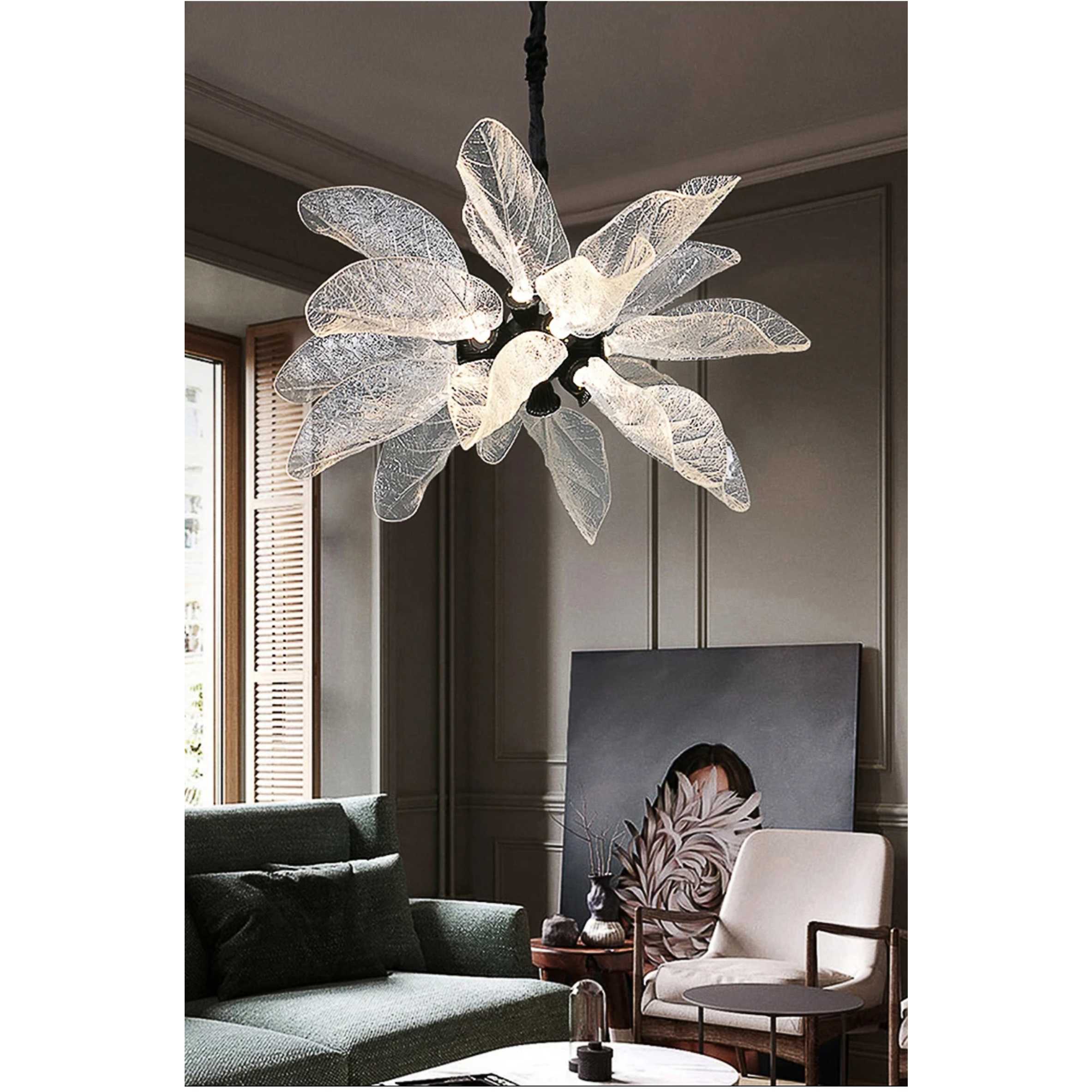 YHCL11 Modern Creative Leaf Petal Chandelier