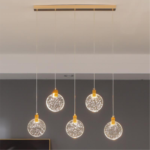 YHPL17 Crystal LED Pendant Light for modern homes