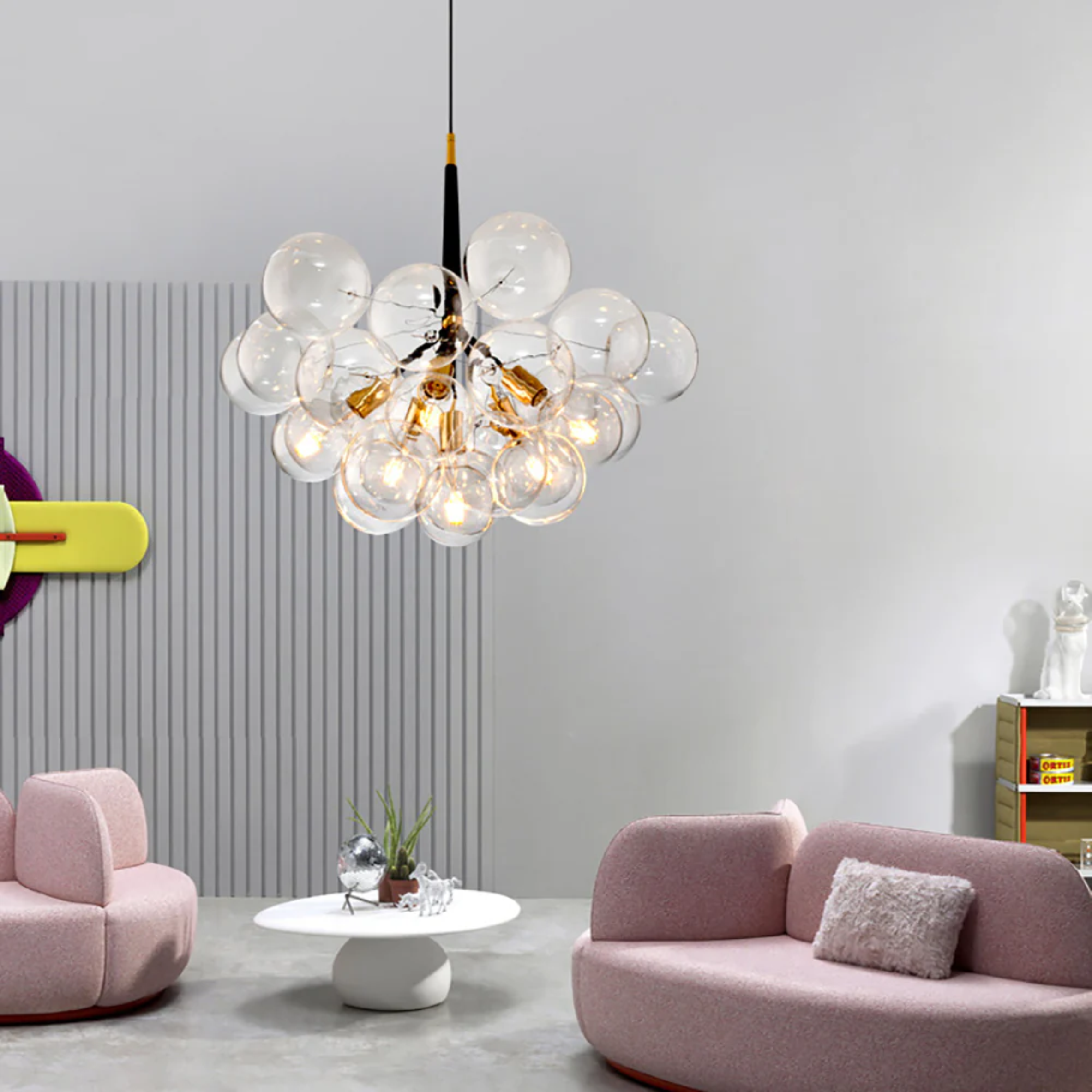 YHPL20 Globes Pendant Light chandelier design glass shades